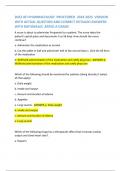 2023 ATI PHARMACOLOGY  PROCTORED  2024-2025  VERSION  WITH ACTUAL QUESTION AND CORRECT DETAILED ANSWERS   WITH RATIONALES .RATED A GRADE