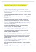 NR546 PSYCHOPHARM MIDTERM /PSYCHOPHARM NR546 APPROVED REAL  QUESTION AND CORRECT ANSWER WITH LATEST UPDATES 2023-2024. How does the orbitofrontal cortex (OFC) affect the amygdala? - CORRECT  ANSWER-inhibits and activates the amygdala Wernicke's area is