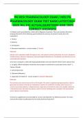    PN HESI PHARMACOLOGY EXAM / HESI PN   PHARMACOLOGY EXAM TEST BANK LATEST2024   -2025 ALL 245 ACTUAL(QUESTIONS AND 100% CORRECT ANSWERS)  