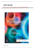 Test Bank For Lilley's Pharmacology for Canadian Health Care Practice 4th Edition by Kara Sealock||ISBN NO:10,0323694802||ISBN NO:13,978-0323694803||All Chapters Covered||Complete Guide A+