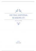 OB Final Maternal Newborn ATI