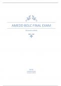 AMEDD BOLC Final Exam