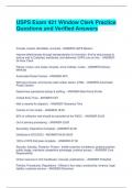 USPS Exam 421 Window Clerk Practice Questions and Verified Answers Provide, trusted, affordable, universal - ANSWER-USPS Mission Improve effectiveness through standardization & innovation. End-to-end process to  ensure mail is Collected, distributed, and 