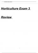 Horticulture Exam Review (2024) || All Questions & Answers (100% Verified)