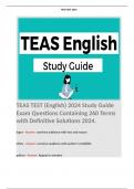 TEAS 2024 English Bundle. 