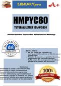 HMPYC80 TUTORIAL LETTER 2024