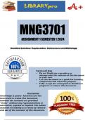 MNG3701 Assignment 1 Full Solutions Semester 2 2024 (620695) - DUE 28 August 2024