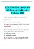 IFSTA 7th Edition Chapter Test 13 | Questions and Answers Graded A+ 2023