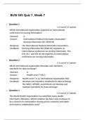 BUSI 505 Quiz 7 (4 Versions), BUSI 505 HEALTH CARE INFORMATICS, Liberty University.