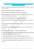 CNA FINAL EXAM/ 100 answered questions for CNA exam 2023/Certified Nursing Assistant / (CNA) Exam 2024