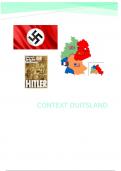 Samenvatting - Geschiedenis examenstof HAVO - Context Duitsland 