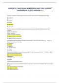 NURS 612 FINAL EXAM QUESTIONS AND 100% CORRECT  ANSWERS(ALREADY GRADED A+) A patient's inability to follow simple instructions could indicate which of the following findings? A. dysphonia B. amnesia C. aphasia D. depression D. depression A patient scor