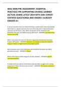 WGU D096 PRE-ASSESSMENT: ESSENTIAL  PRACTICES FoR SUPPORTING DIVERSE LEARNER  (ACTUAL EXAM) LATEST 2024 WITH 200+ EXPERT  CERTIFED QUESTIONS AND ANSERS I ALREADY GRADED A+ 