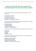 NBSTSA CERTIFICATION EXAM 202B /CERTIFICATION  EXAM NBSTSA QUESTIONS 2022-2023 ORIGINAL VERSION 1. Which of the following is considered the MOST important skill for a surgical  technologist? A. management of specimens B. management of sponges C. maintaini