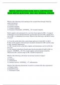 NBSTSA CERTIFICATION EXAM 2020 A /CERTIFICATION  EXAM NBSTSA QUESTIONS 2022-2023 ORIGINAL VERSION Which of the following is the opening in the occipital bone through which the  spinal cord passes?  A. foramen ovale B. foramen magnum C. foramen rotundum D.