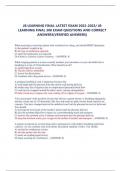 JB LEARNING FINAL LATEST EXAM 2022-2023/ JB  LEARNING FINAL 300 EXAM QUESTIONS AND CORRECT  ANSWERS(VERIFIED ANSWERS) When assessing a conscious patient who overdosed on a drug, you should FIRST determine: A) the patient's weight in kg. B) the type of 