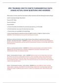 EPIC TRAINING COG170 COGITO FUNDAMENTALS DATA LINAGE ACTUAL EXAM QUESTIONS AND ANSWERS What causes of concern would we have about a table component with the following threshold settings?