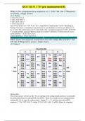 BIOCHEM C785 pre assessment |With Complete Verified Solution