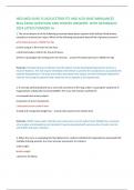 HESI MED-SURG FLUID,ELECTROLYTE AND ACID-BASE IMBALANCES REAL EXAM QUESTIONS AND VERIFIED ANSWERS  WITH RATIONALES 2024 LATEST//GRADED A+ 1. The nurse obtains all of the following assessment data about a patient with deficient fluid volume caused by a mas