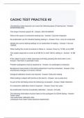 CAOHC TEST PRACTICE #2 WITH CORRECT ANSWERS