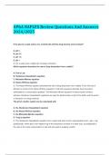 APhA NAPLEX Review Questions And Answers 2024/2025