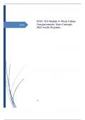 PSYC 515 Module 5: Week 5 Quiz: Non-parametric Tests Concepts 2023 worth 50 points.