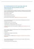 ATI COMPREHENSIVE EXIT WITH NGN FINAL EXAM 180 QUESTIONS AND VERIFIED ANSWERS 2024-2025 LATEST//GRADED A+ A nurse in an emergency department completes an assessment on an adolescent client that has conduct disorder. The client threatened suicide to a teac