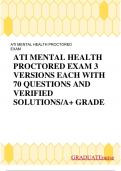 ATI MED SURG PROCTORED EXAM  WITH COMPLETE SOLUTION 