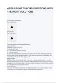 ABFAS BONE TUMORS QUESTIONS WITH THE RIGHT SOLUTIONS Ground glass appearance fibrous dysplasia Soap bubble Giant cell tumor Tumor associated with hyperparathryoidism Giant cell tumor Treatment of giant cell tumor Curettage bone cyst w/ or w/o adjuvant rad