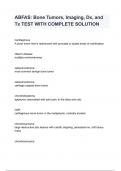 ABFAS: Bone Tumors, Imaging, Dx, and Tx TEST WITH COMPLETE SOLUTION Cartilaginous A bone tumor that is radiolucent with punctate or spotty areas of calcification Ollier's disease multiple enchondromas osteochondroma most common benign bone tumor osteoc