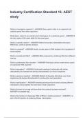 Industry Certification Standard 16- AEST study What is a transgenic organism? - ANSWER-Term used to refer to an organism that contains genes from other organisms. What does it mean for an animal to be homozygous for a particular gene? - ANSWER-It has two 