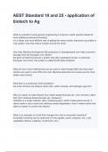 AEST Standard 18 and 25 - application of biotech to Ag What is a benefit of using genetic engineering to improve a plant species instead of more traditional selective breeding? It is a faster and more efficient way of getting the same results; Improves cr