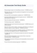 AG Associate Test Study Guide What percentage of people in the United States are farmers? - ANSWER-Less than 2 Which term refers to the study of the properties and management of soil to grow plants? - ANSWER-Soil science By the year 2025, the world popula