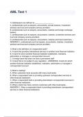 AML Test 1 1) Gatekeepers are defined as __________________. A. professionals such as lawyers, accountants, private bankers, investment advisors and trust and company service providers. B. professionals such as lawyers, accountants, notaries and foreign e