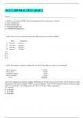 ACCT 505 PRACTICE QUIZ 2