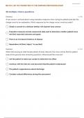 NR-103: | NR 103 TRANSITION TO THE NURSING PROFESSION SELF TEST 24 QUESTIONS WITH 100% CORRECT ANSWERS