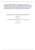 (solved) NURS 6630 Week 4 Assignment: Assessing and Treating Pediatric Patients With Mood Disorders; The client is an 8-year-old African American male who arrives at the ER with his mother. He is exhibiting signs of depression