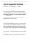 OAE 190 - Foundations of Reading 194 Final Questions With Correct Answers| download to pass|2024