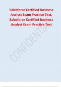 Salesforce Certified Business Analyst Exam Practice Test. Salesforce Certified Business Analyst Exam Practice Test.