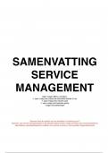 Samenvatting: Service management in health institutions