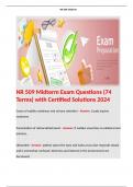 NR 509 Midterm Exam Questions (74 Terms) with Certified Solutions 2024. 