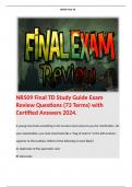 NR 509 Midterm Exams and NR509 final Exams Combination Bulk. 