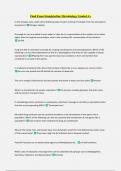 Final Exam Straighterline Microbiology Graded A+