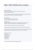 MSK II- BFR; IASTM and Dry needling Blood Flow Restriction application of pneumatic cuffs to restrict blood flow during exercise -venous outflow>arterial inflow Goal: to increase strength and hypertrophy usi