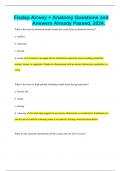 Fisdap Airway + Anatomy Questions and Answers Already Passed, 2024.