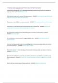 NSG5003 WEEK 3 QUIZ-QUESTIONS AND CORRECT ANSWERS Inserting bone marrow cells into an individual who produces abnormal erythrocytes is an example of what type of therapy? 