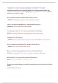 NSG5003 FINAL WEEK 10 QUIZ-QUESTIONS AND CORRECT ANSWERS Understanding the various steps of proteolytic cascades, such as caspase-mediated apoptosis and complement cascades, may be useful in designing drug therapy for which human diseases