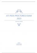 ATI PEDS PROCTORED EXAM 2023 