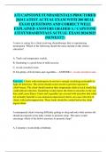 ATI CAPSTONE FUNDAMENTALS PROCTORED  2024 LATEST ACTUAL EXAM WITH 200 REAL  EXAM QUESTIONS AND CORRECT WELL  EXPLAINED ANSWERS GRADED A / CAPSTONE  ATI FUNDAMENTALS ACTUAL EXAM 2024/2025  (NEWEST!!)