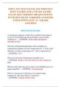 FDNY Z51 TEST EXAM ,Z51 WRITTEN  TEST TAURIS AND A STUDY GUIDE  EXAM 2024 VERSION 400 QUESTIONS  WITH DETAILED VERIFIED ANSWERS  AND RATIONALES /A+ GRADE  ASSURED